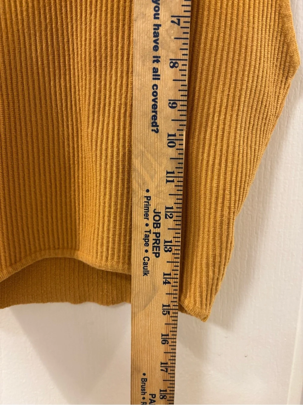 House of Harlow 1960 Ribbed Mustard Tank Top